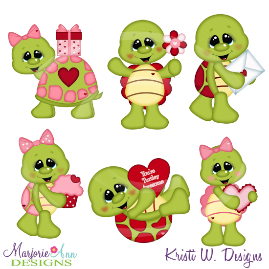 I Turtley Love You Cutting Files Includes Clipart - Click Image to Close